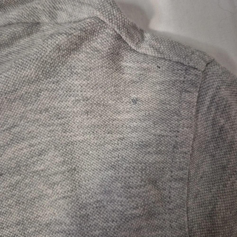 Polo Ralph Lauren Featherweight Mesh Polo Shirt Mens XL Gray‎ Long Sleeve Pony